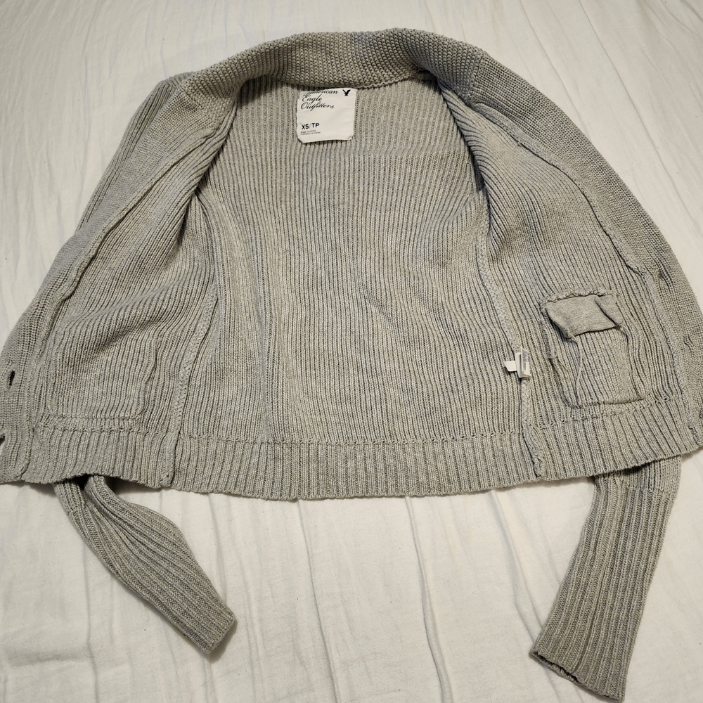 American Eagle Outfitters Women's Light Gray Sweater XS - Picture 2 of 6